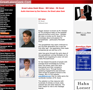 Audio Interview with Dan Hanson, the&nbsp;Great Lakes Geek