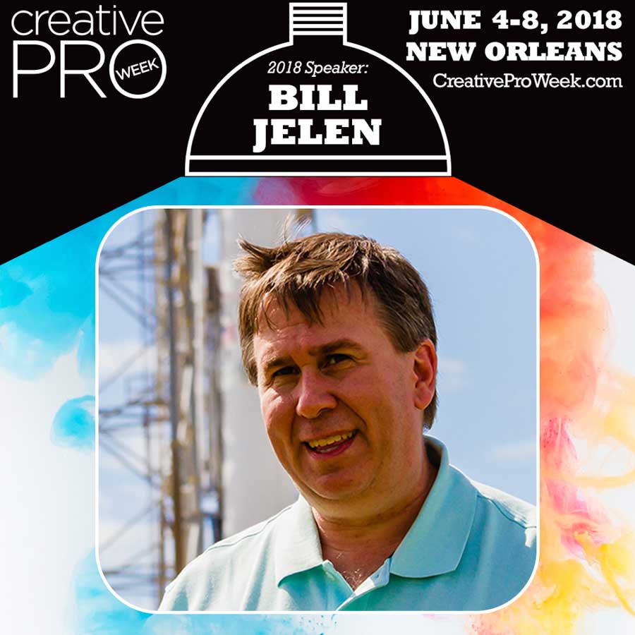 Bill 'MrExcel' Jelen To Present at InDesign Conference in New Orleans Bill 'MrExcel' Jelen To Present at InDesign Conference in New Orleans