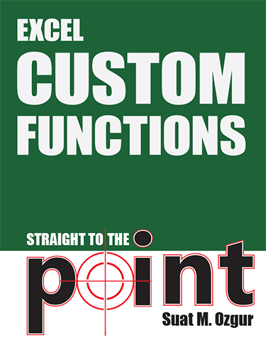 Excel Custom Functions Straight to the Point Excel Custom Functions