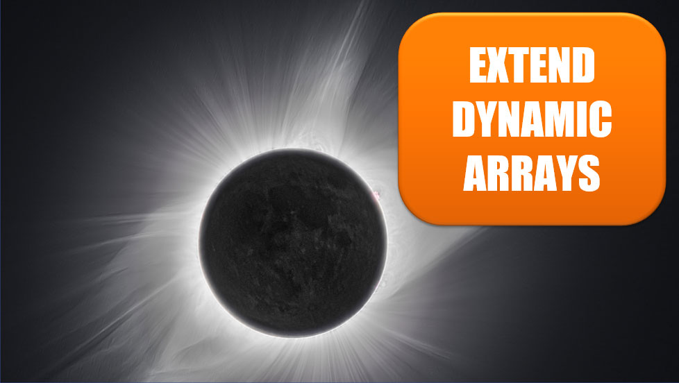 Extend Excel Dynamic Arrays With FastExcel SpeedTools Version 4 Extend Excel Dynamic Arrays With FastExcel SpeedTools Version 4
