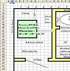 Excel Worksheet as a Graph Paper