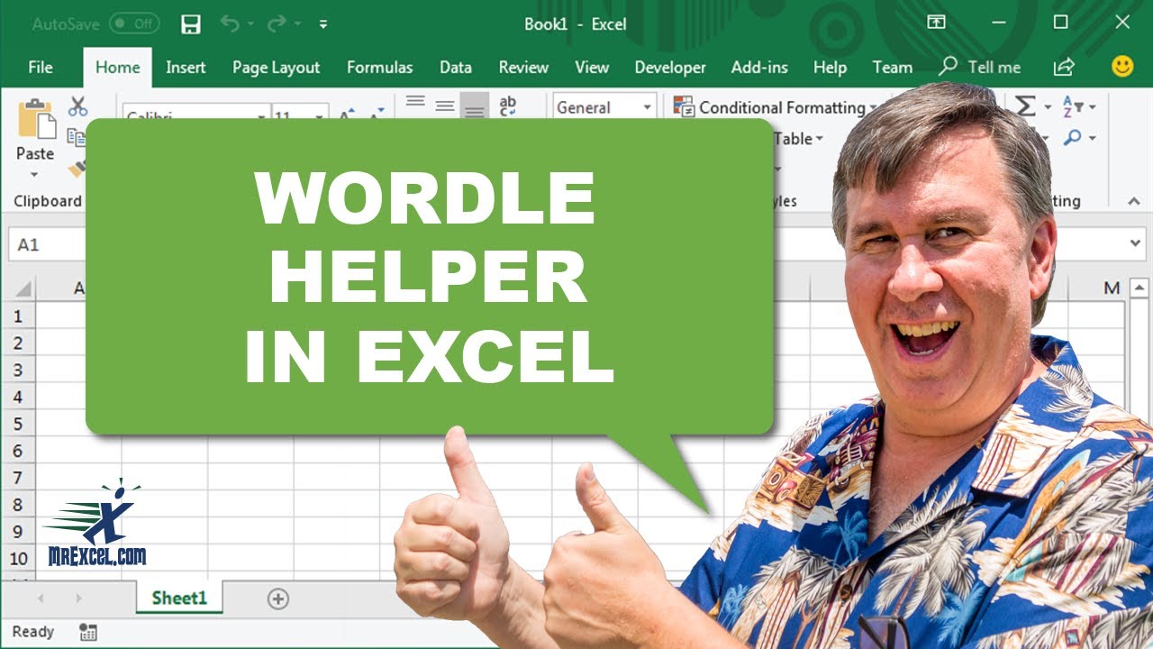 Solve WORDLE Faster with our FREE Wordle Helper in Excel Solve WORDLE Faster with our FREE Wordle Helper in Excel